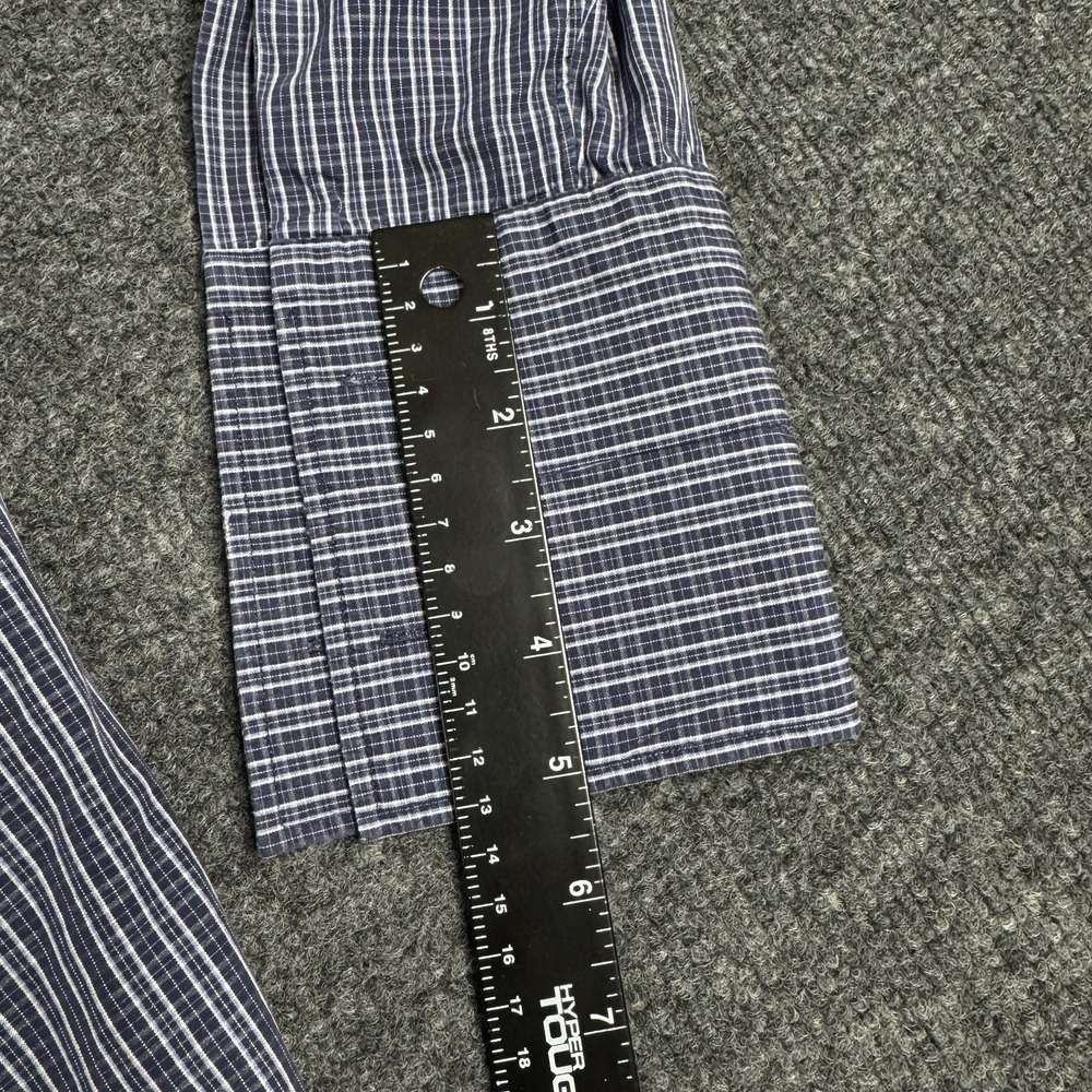 Polo Ralph Lauren Mens Shirt 16/35 Philip Blue French Cuff Long Sleeve Button - Picture 7 of 8
